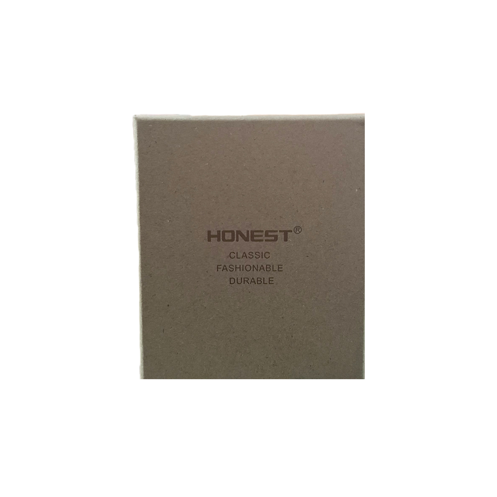 فندک فلزی سنگی بنزینی قهوه ای چوبی Honest - Image 4